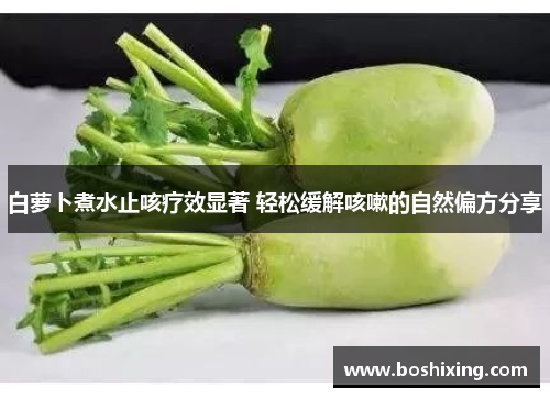 白萝卜煮水止咳疗效显著 轻松缓解咳嗽的自然偏方分享